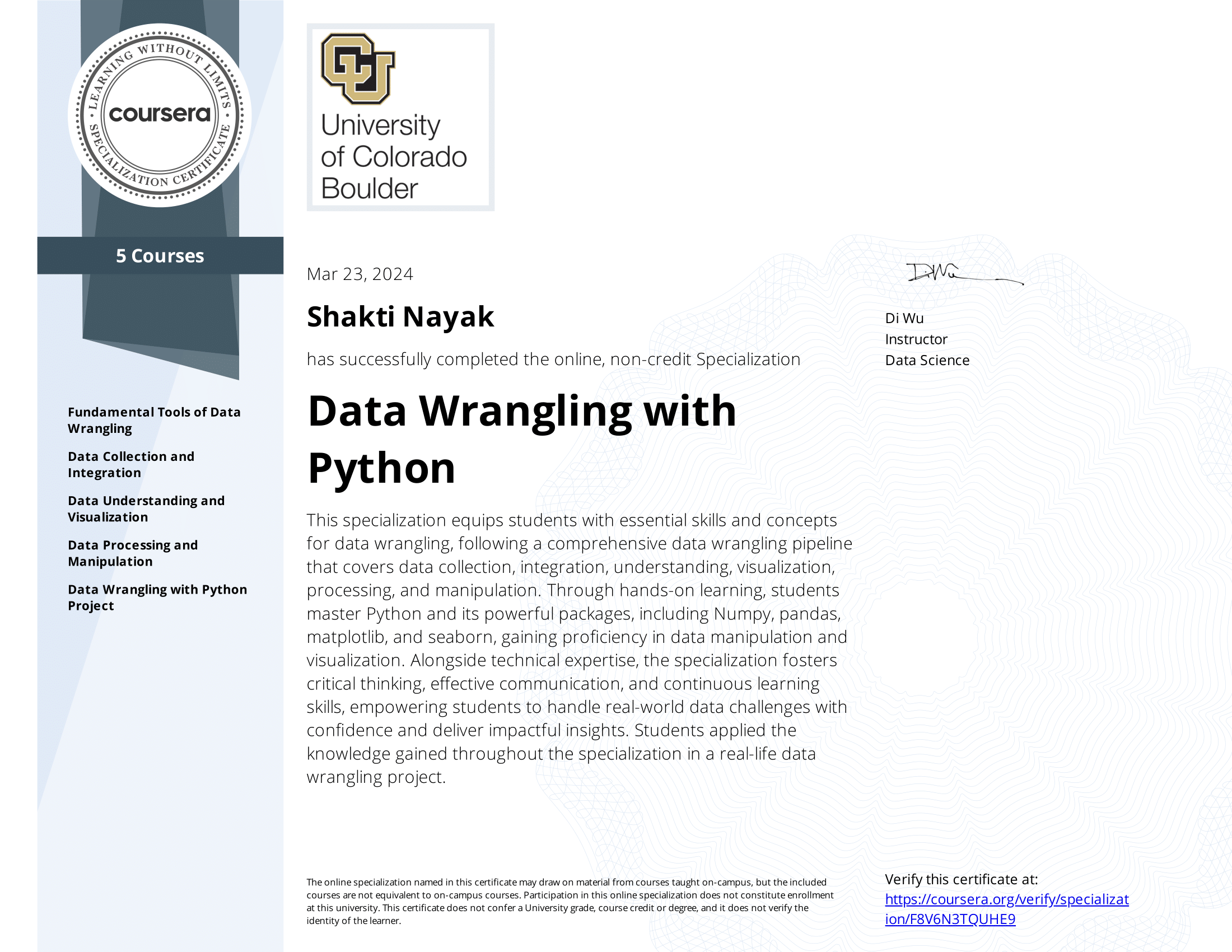 Python Data Wrangling