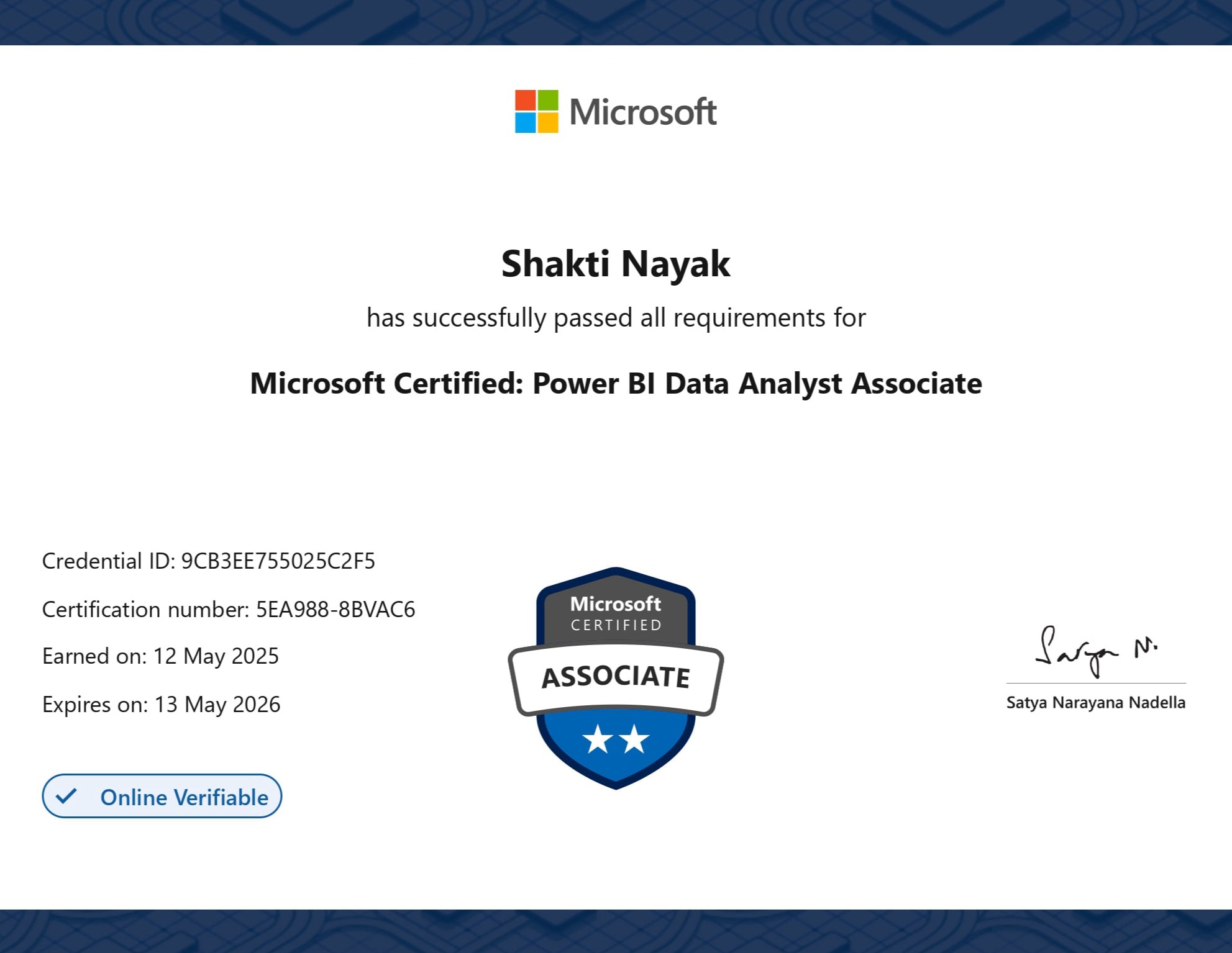 Microsoft Certified Power BI Data Analyst Associate
